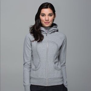 Lululemon Scuba Hoodie Heather Gray Size 8